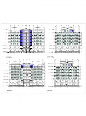 Apartment Buildings 2  up to 8 Levels_Elevation Plan. dwg