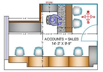 Account Area Office dwg  drawing
