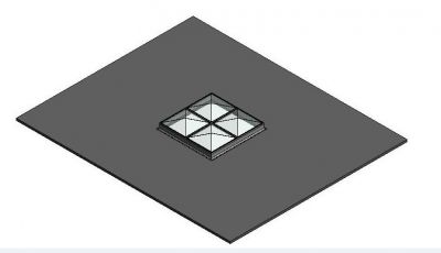 Adjustable Skylights in a Common Frame Revit Family