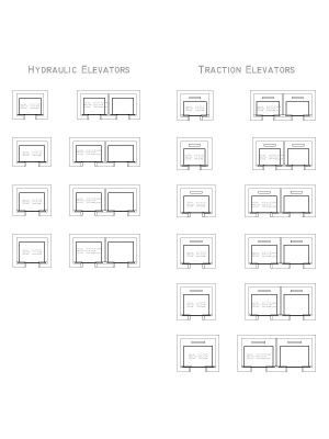 All Lifts - Hydraulic and Traction .dwg
