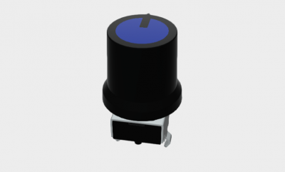 Amplitude knob for electrical appliance  in solidworks