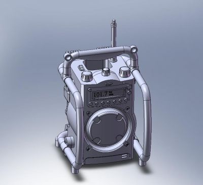Modello sldasm della radio dell'esercito
