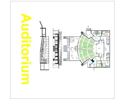 Auditorium plan dwg