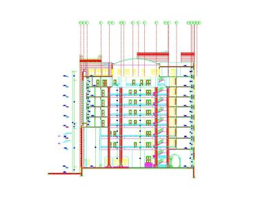 Auto Cad section Design dwg.