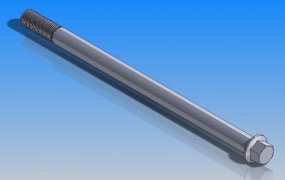 Axle shaft solidworks model