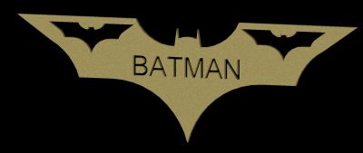 Batman Logo 3D