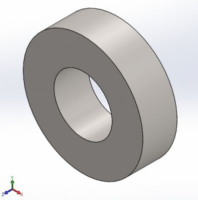 Bearing for CNC Router Machine Solidworks model