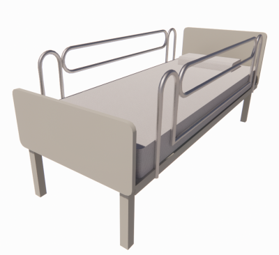 Bed - Hospital revit model 