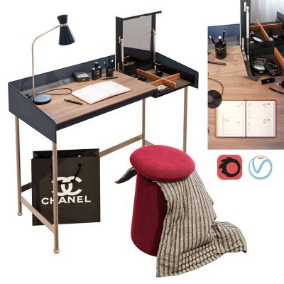 Bontempi Casa Secret Desk 3d модель