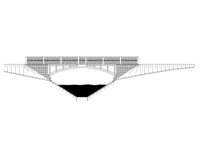 Canal Bridge in Auto CAD-2
