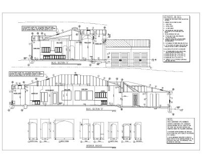 Le bâtiment de la CMU détaille un plan d'architecture meilleur design_Section .dwg