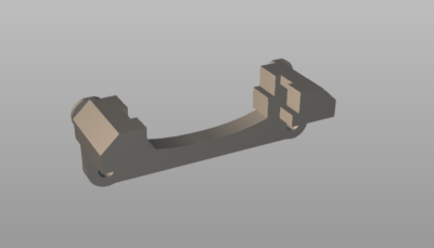 Caliper adapter for Brake pad Model