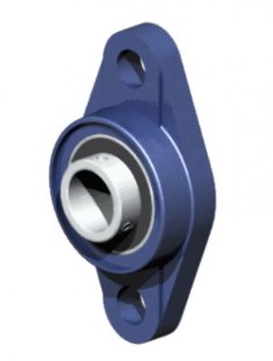  UCFL205, Oval-flanged bearing with 2 fixing holes solidworks file
