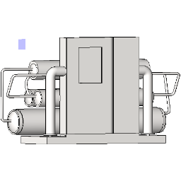 Refroidisseur rotatif refroidi à l'eau RTWA-125 Revit