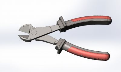 Clippers modelo solidworks