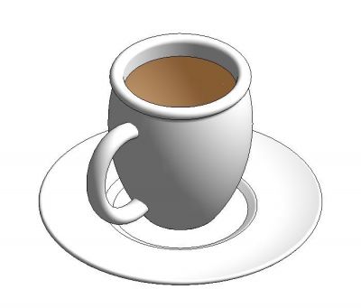 Coffee Cup Revit Famiily