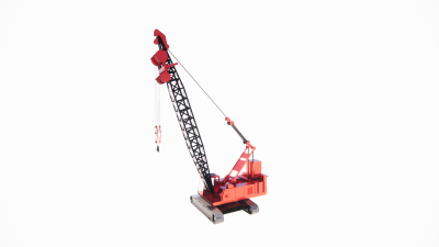 Crawler crane revit model