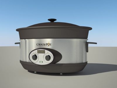Crock Pot Cooker 3ds max model