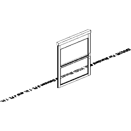 Curtain Wall Door Automatic Swing Bottomload Header Center Revit