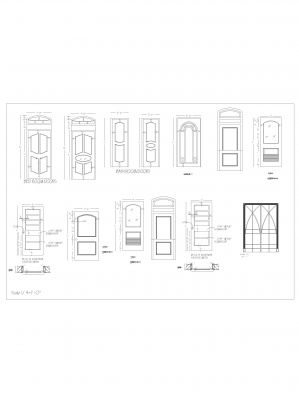 Door Elevation Design for Wood & Formica_5 .dwg