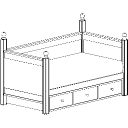 Daybed Revit