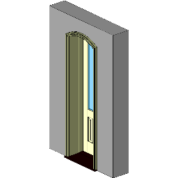 Door Segment Head Inswing Entrance_1-Wide_2 Revit