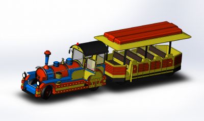 Dotto train Model in solidworks