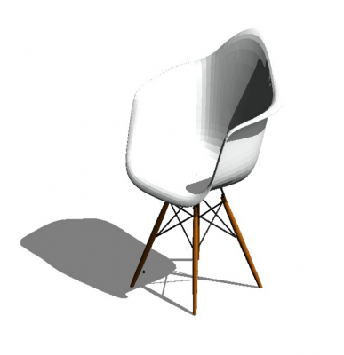Modello di revisone per sedia Eames