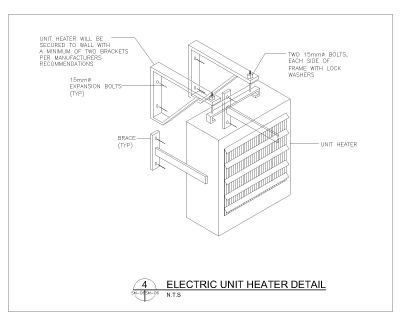 Electric Unit Heater Detail .dwg