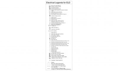 Электрические легенды для ELD