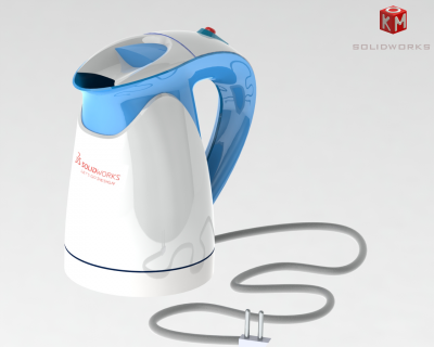 Electric kettle Model in Solidworks