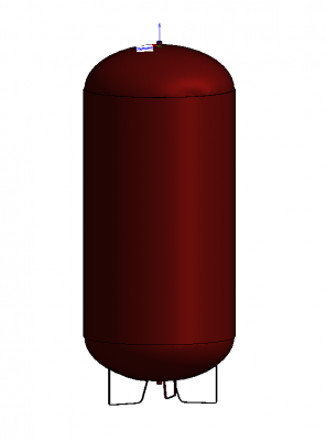 Expansion Vessel 6Bar Rated  Revit Family