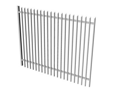 long stretched metal fencing 3d model .3dm format