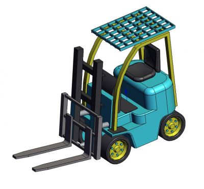 Forklift-1 Solidworks model