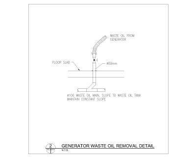 Generator Waste Oil Removal Detail .dwg
