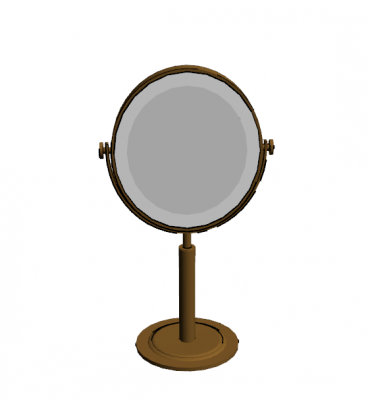 Specchio da tavolo dorato skp