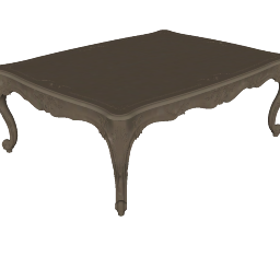 Table de salon motif gris skp