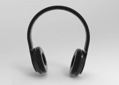 Headphones 3DS Max model