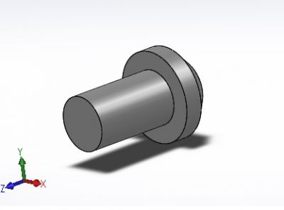 High Back Fixing Solidworks model