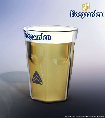 Modèle de sldasme de bière Hoegaarden