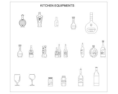 Equipamentos e utensílios de cozinha_2 .dwg