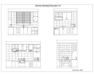Kitchen Detailed Elevation with fixtures_1 .dwg