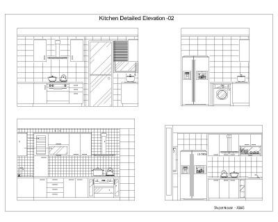 Kitchen Detailed Elevation with fixtures_2 .dwg
