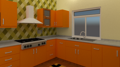 住宅厨房橱柜设计
