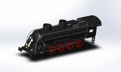 Locomotive engine sldasm Model
