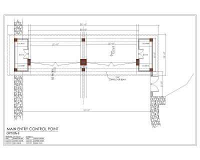 Main Entry Control Point Design Options_3 .dwg
