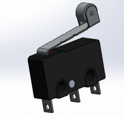 Comutador de alavanca micro Arquivo Solidworks