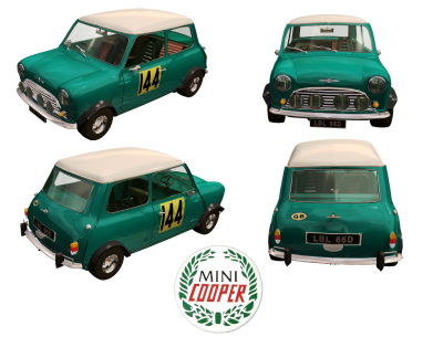 Mini Cooper - modèle max Vintage modèle 3d