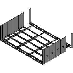 Mobile Storage Carriage Assembly Revit