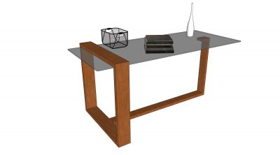 Modern table sketchup model